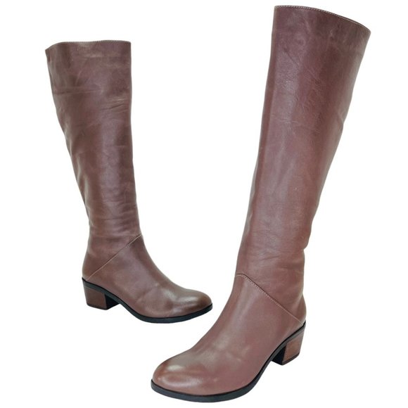 NEW Bueno Footwear Curious Brown Leather Womens Boots Size EU38 US 8M - Picture 10 of 12